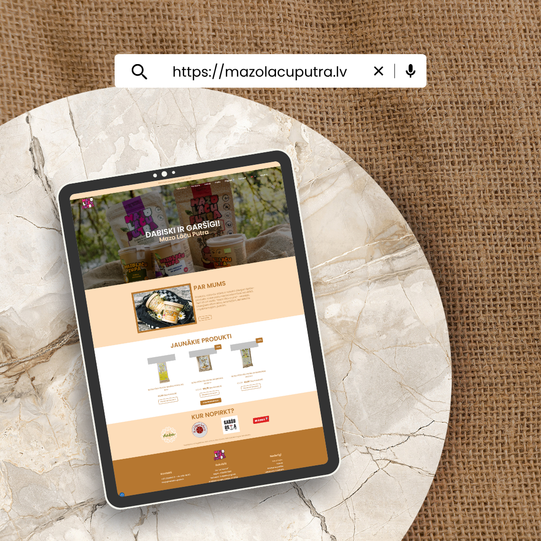 E-veikals veselīgai bērnu pārtikai